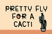 Plant Prickles Font, a Sans Serif Font by Katie Hill (Thumbnail 3 of 10)