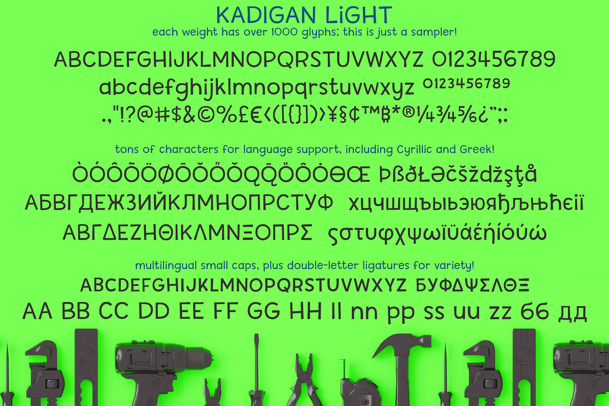Kadigan: a fun sans-serif font trio!, a Sans Serif Font by Missy Meyer (Photo 9 of 9)