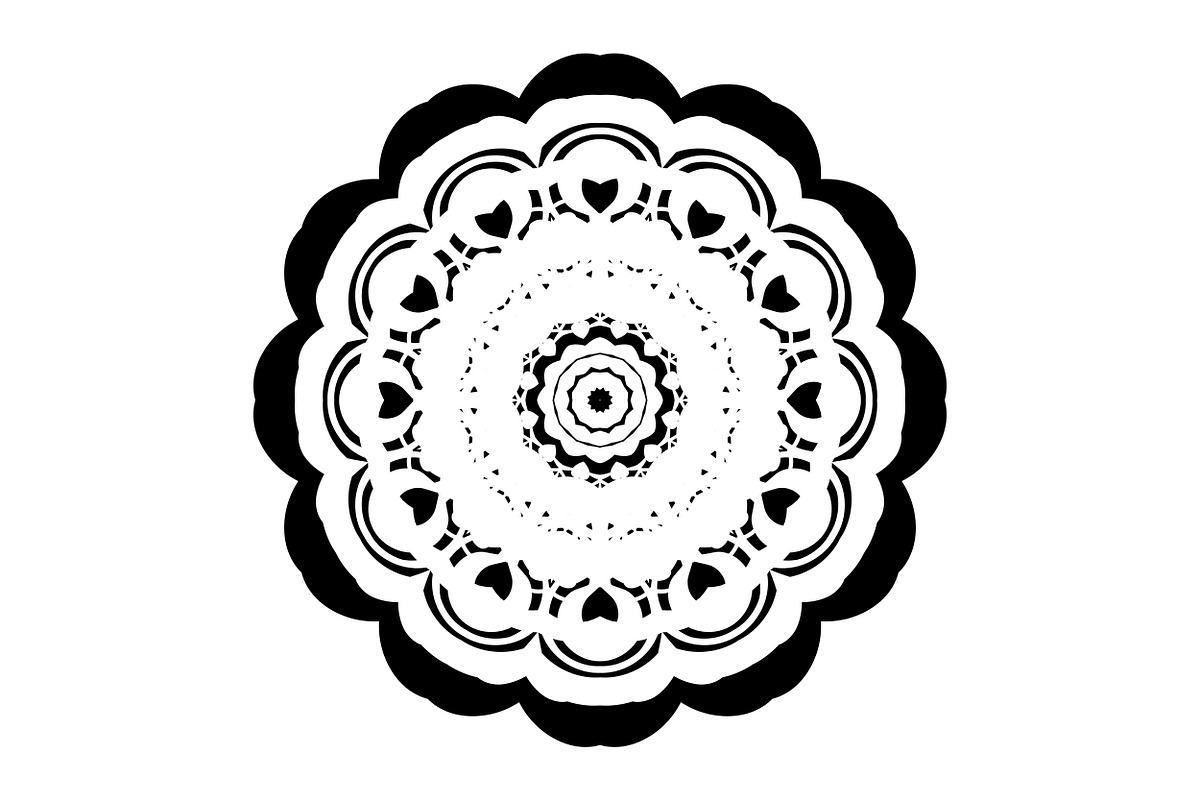 Artistic Mandala Vector Collection, a Decorative Illustration by NJ Himel (Photo 17 of 101)