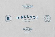 BIRULAOT TYPEFACE, a Serif Font by BLVSUPPLY (Thumbnail 1 of 7)