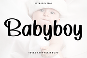 Babyboy, a Script Font by InermediaSTUDIO (Thumbnail 1 of 7)