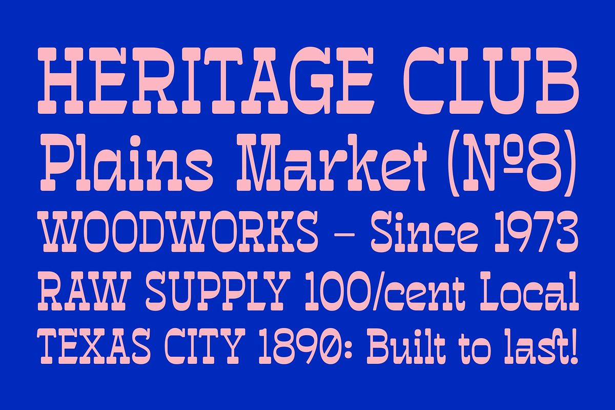 GR Rawdeo - Western Slab Serif, a Slab Serif Font by Garisman Std (Photo 7 of 18)