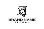 Face of a man logo design template, an Object Graphic by nicemorning (Thumbnail 1 of 3)