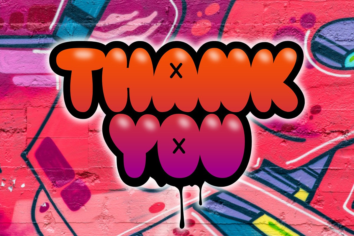 Fillings Urban - Graffiti Fonts, a Font by Prioritype Co (Photo 6 of 6)