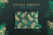 Royal Green Patterns Collection, a Pattern Graphic by The Paper Town (Thumbnail 2 of 9)