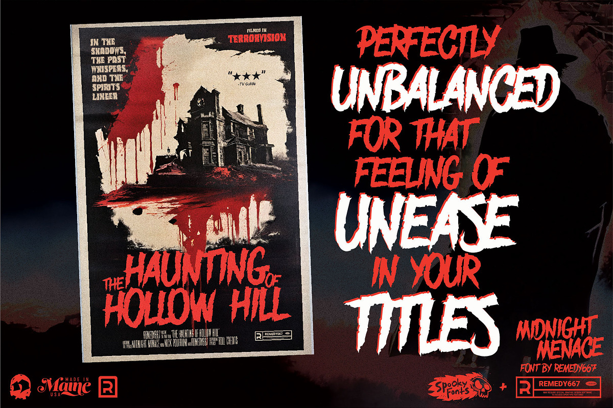Midnight Menace - Horror Font