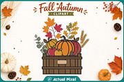 Fall Autumn Clipart Bundle, a Seasonal Illustration by Actual Pixel (Thumbnail 7 of 21)
