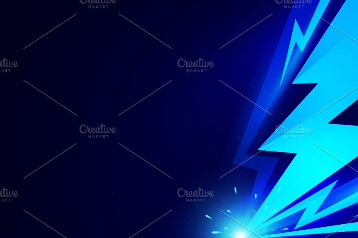 Striking Lightning Background, a Background Graphic by Black White Mouse Design