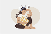 Mental Illness Illustration, an Object Graphic by Jump Studio (Thumbnail 3 of 12)