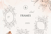 ROSE line art floral collection, a Decorative Illustration by Yuliia Lashevska (Thumbnail 6 of 10)