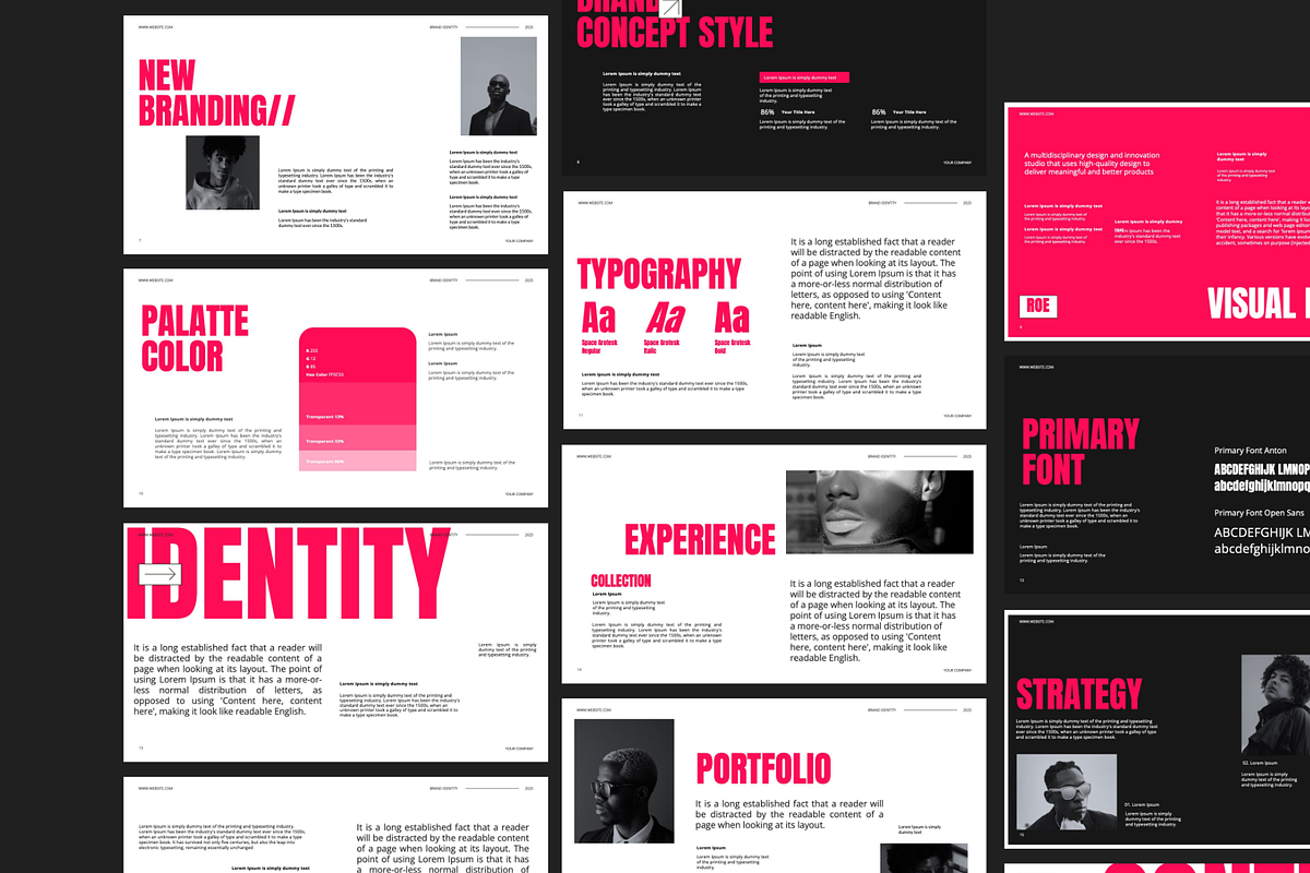 ROE Brand Identity Figma, a Presentation Template by Spesifikstd (Photo 10 of 13)