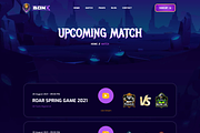 Gaming Website Template - Bonx, a Bootstrap Template by HasThemes (Thumbnail 2 of 3)