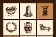 Vintage Cultures and Civilization, a Person Illustration by Creative Stall (Thumbnail 20 of 33)