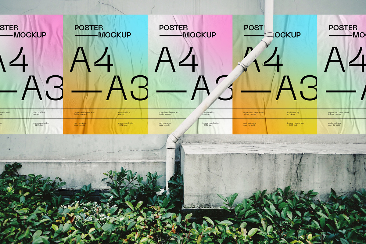 Urban Outdoor Poster Mockup, a Print Template by dpi (Photo 13 of 28)