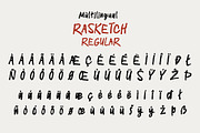 RASKETCH, a Handwritten Font by BBtypeStudios (Thumbnail 11 of 16)