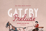 Gatsby Prelude - Art Deco Font Duo, a Sans Serif Font by Sarid Ezra (Thumbnail 1 of 9)