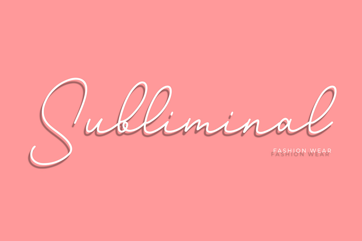 Roshayati Modern Calligraphy Font preview 2