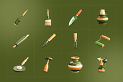3D Pottery Icon Collection, a Duotone Icon by Vectors Market (Thumbnail 6 of 8)