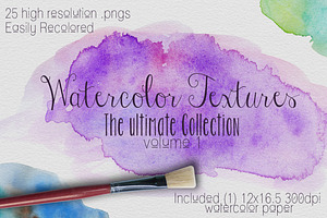 Watercolor Texture Vol. #1