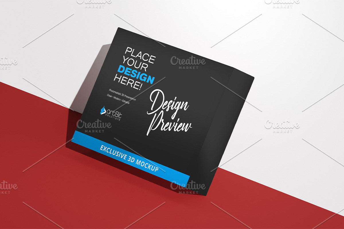 Premium Mailing Gift Box Mockup Set, a Packaging Mockup by artBit Design Studio (Photo 4 of 7)