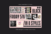 PS & Canva BLACK FRIDAY Social Media, a Social Media Template by Eviory (Thumbnail 2 of 13)