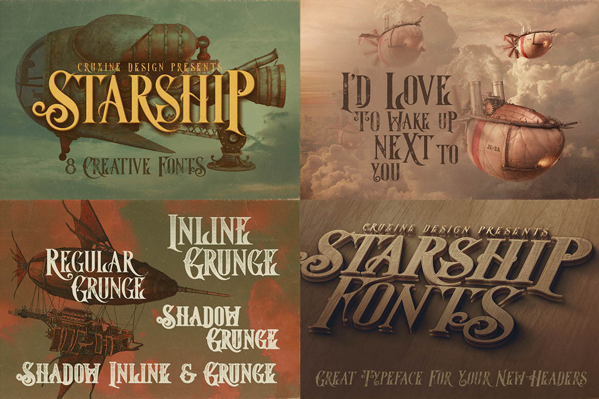 SALE 49 Display Fonts for $12 preview 5