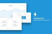 WebWire - Wireframe & UI Starter Kit, a Wireframe Template by UIMint (Thumbnail 1 of 7)
