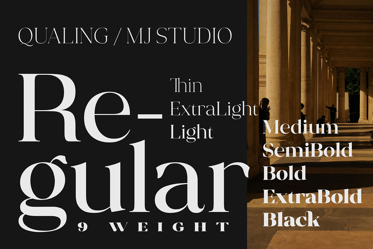 Qualing - Luxury Serif (135 Font), a Serif Font by MjStudio31 (Photo 2 of 14)