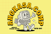 Retro Blendy - Retro Display Font, a Font by Sronstudio (Thumbnail 9 of 12)