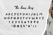 Handmade Font Duo Script Sans Serif, a Script Font by Creator Goodies (Thumbnail 10 of 13)