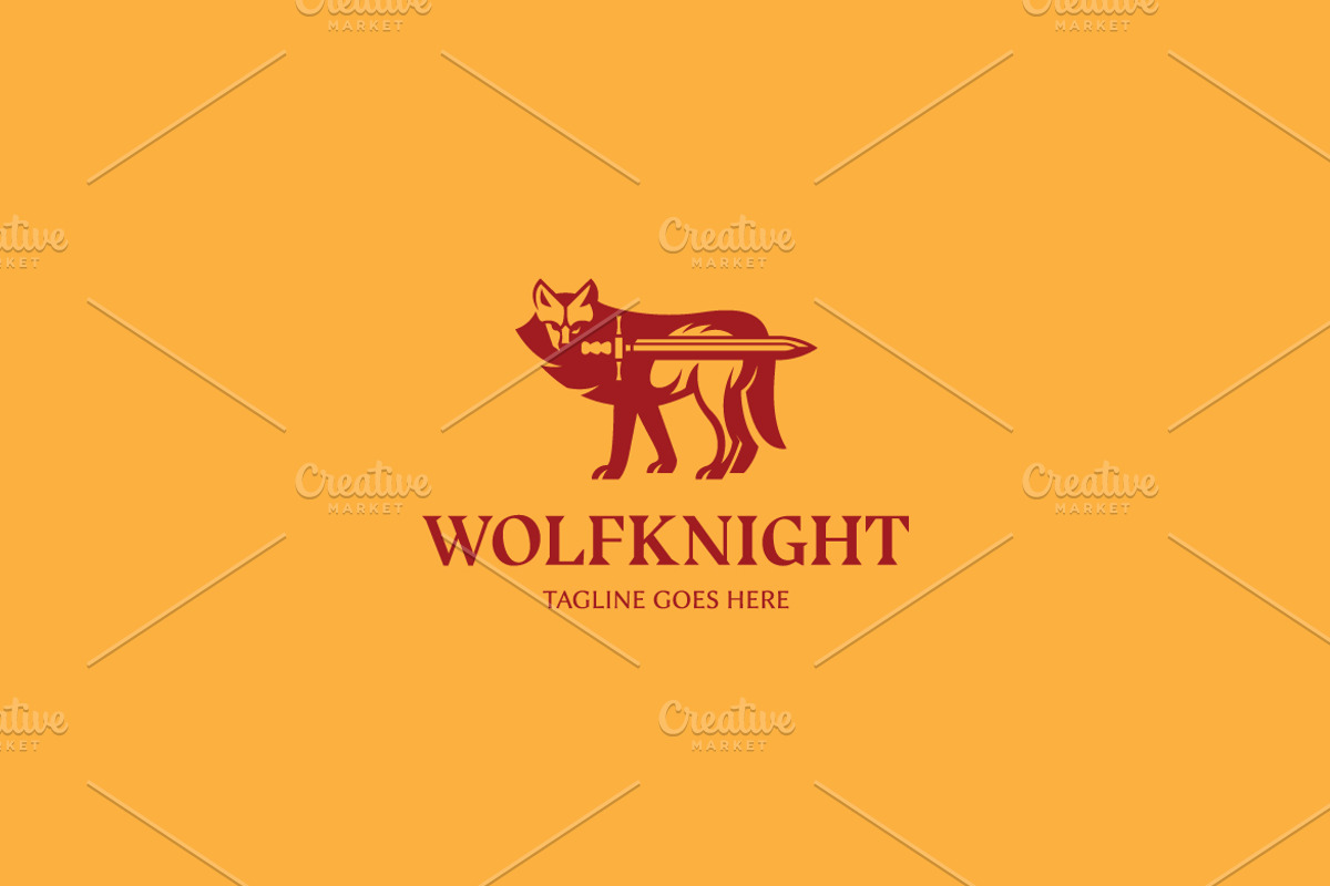 Wolf Knight Logo, a Branding & Logo Template by ashenterprise (Photo 2 of 3)