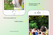 Kylie Wedding Geofilter, a Social Media Template by Uno Bello Design Studio (Thumbnail 2 of 3)
