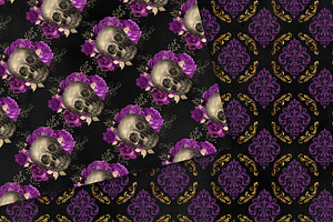 Purple Witch Digital Paper