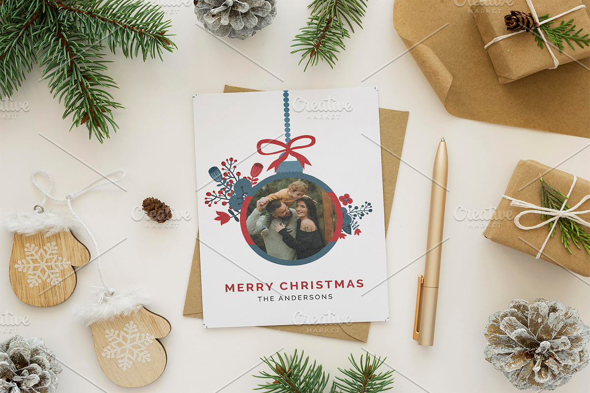 Photo Christmas Card, a Card Template by Cyrah's Collection (Photo 3 of 3)