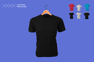 Blank shirt template for mock ups, a Photo by Clothing Templates