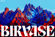 Birvase Display Font, a Serif Font by Bagerich Type Foundry (Thumbnail 1 of 12)
