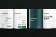 Digital Brand Guidelines Template, a Brochure Template by E-Type (Thumbnail 3 of 7)