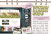 Retro One Page Squarespace Template, a Templates & Theme by Kill Vanilla Studio (Thumbnail 5 of 10)