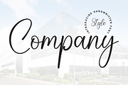 Company | Script Font, a Handwritten Font by Scratchones (Thumbnail 1 of 8)