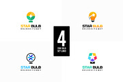 Set of Star Idea logo Template, a Branding & Logo Template by Lucky Creative (Thumbnail 1 of 5)