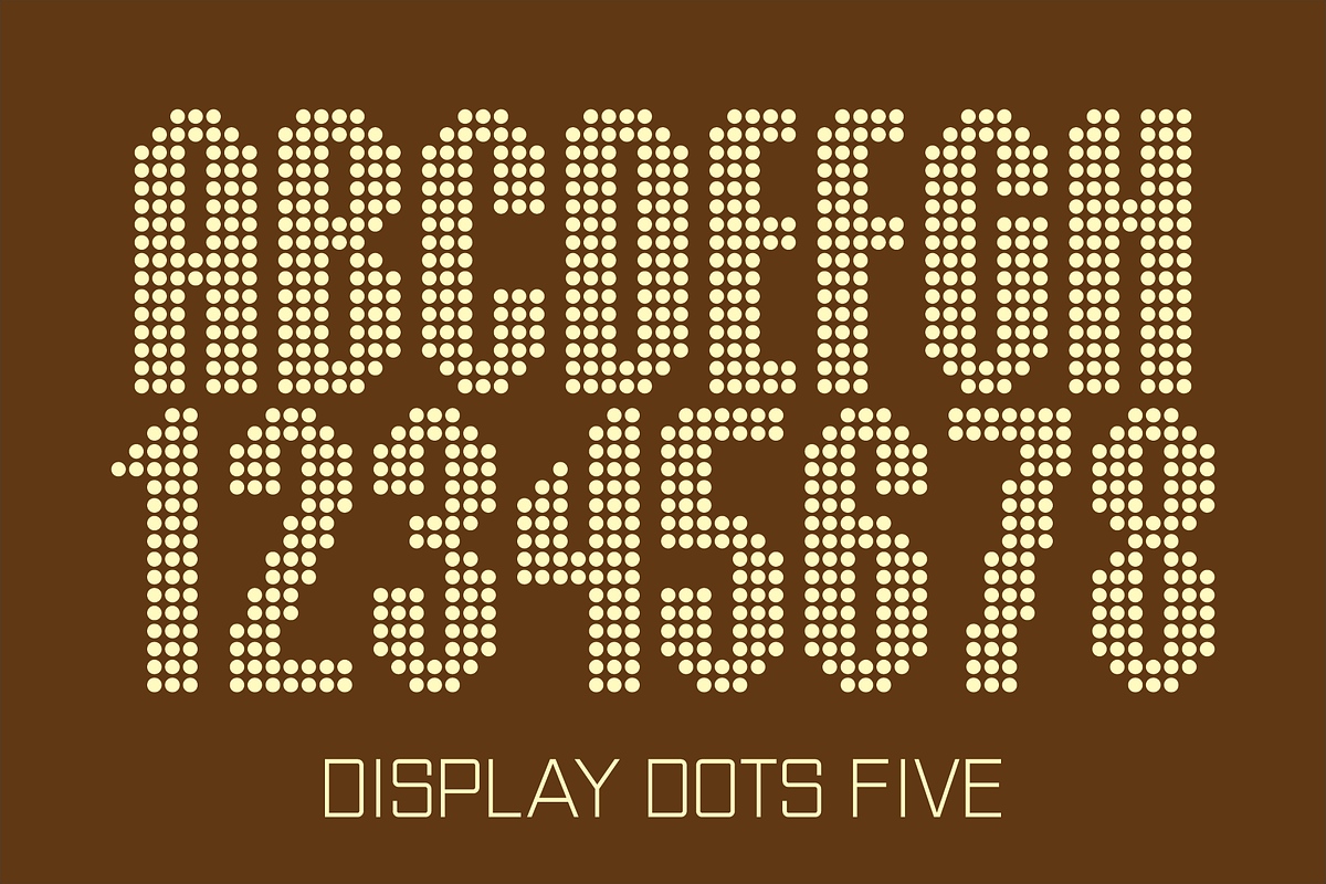 Display Dots & Squares Fonts, a Font by GG Design (Photo 9 of 13)
