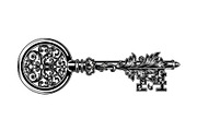 Ornamental Vintage Key SVG Bundle, an Illustration by Gaye Art (Thumbnail 14 of 31)