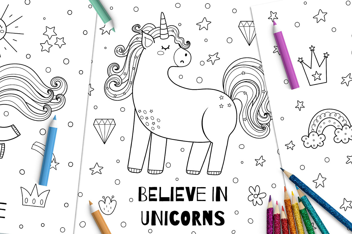 Unicorns Clipart Collection, an Animal Illustration by Gulnara Sabirova (Photo 19 of 20)