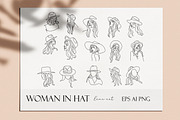 One Line Art Woman Boho, a Person Illustration by velychko.ua (Thumbnail 8 of 8)