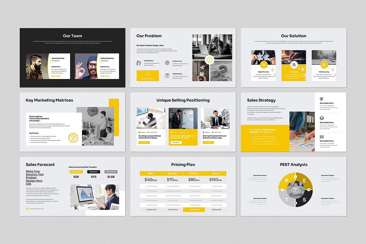 Marketing Plan PowerPoint Template, a Marketing Template by CreativeSlides (Photo 3 of 6)