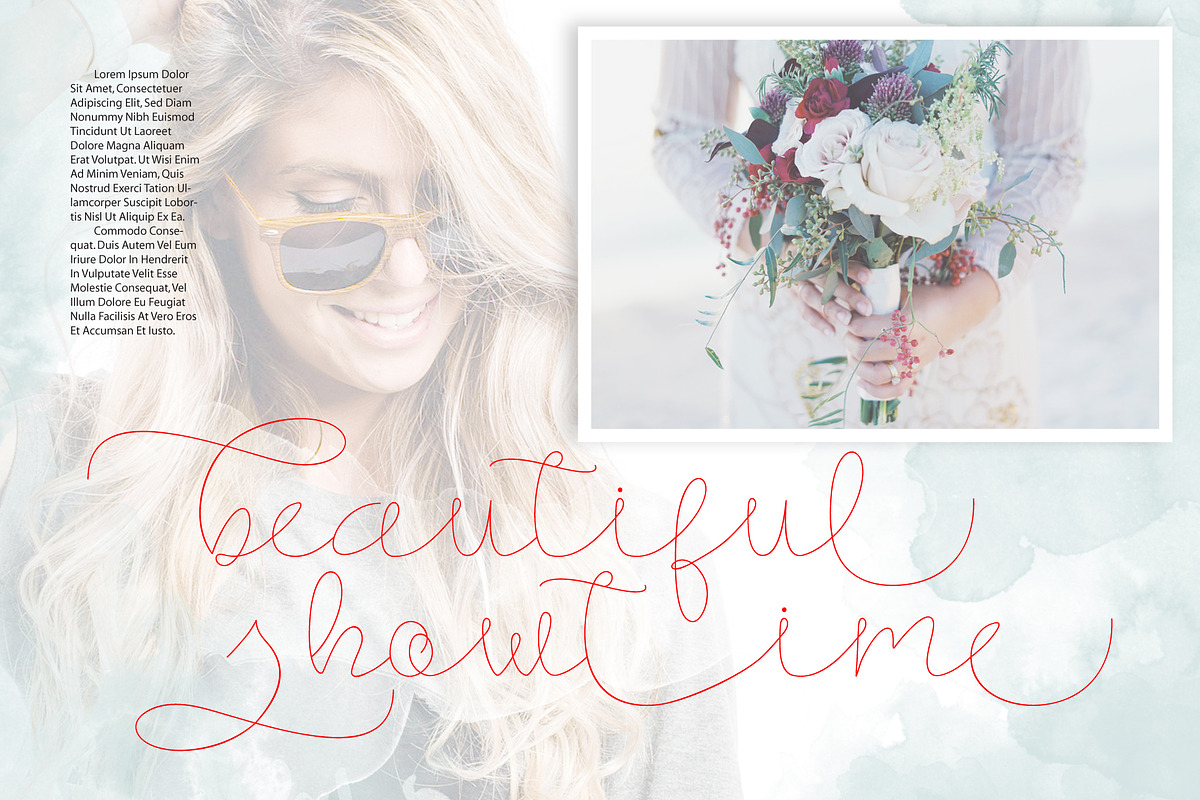 Longhair - Monoline Script Font preview 5