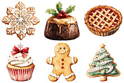 Christmas Holiday Baking Clipart Bun, an Illustration by Daily.Designs (Thumbnail 2 of 5)