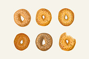 Bagel VECTOR illustrations, an Object Graphic by Natalka Dmitrova art (Thumbnail 11 of 16)