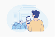 Smart Home Illustration, an Object Graphic by Jump Studio (Thumbnail 4 of 12)