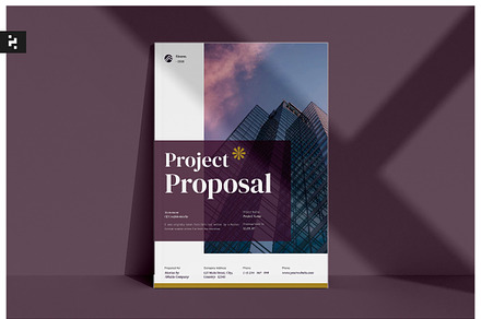 Minimal Corporate Project Proposal, a Stationery Template by Neermana